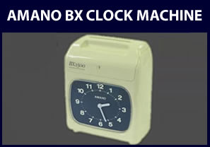 Amano BX Clocking Machine